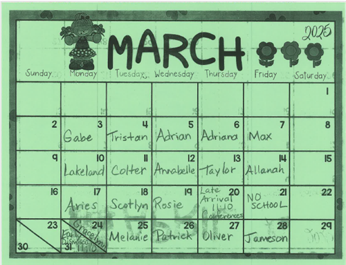 March